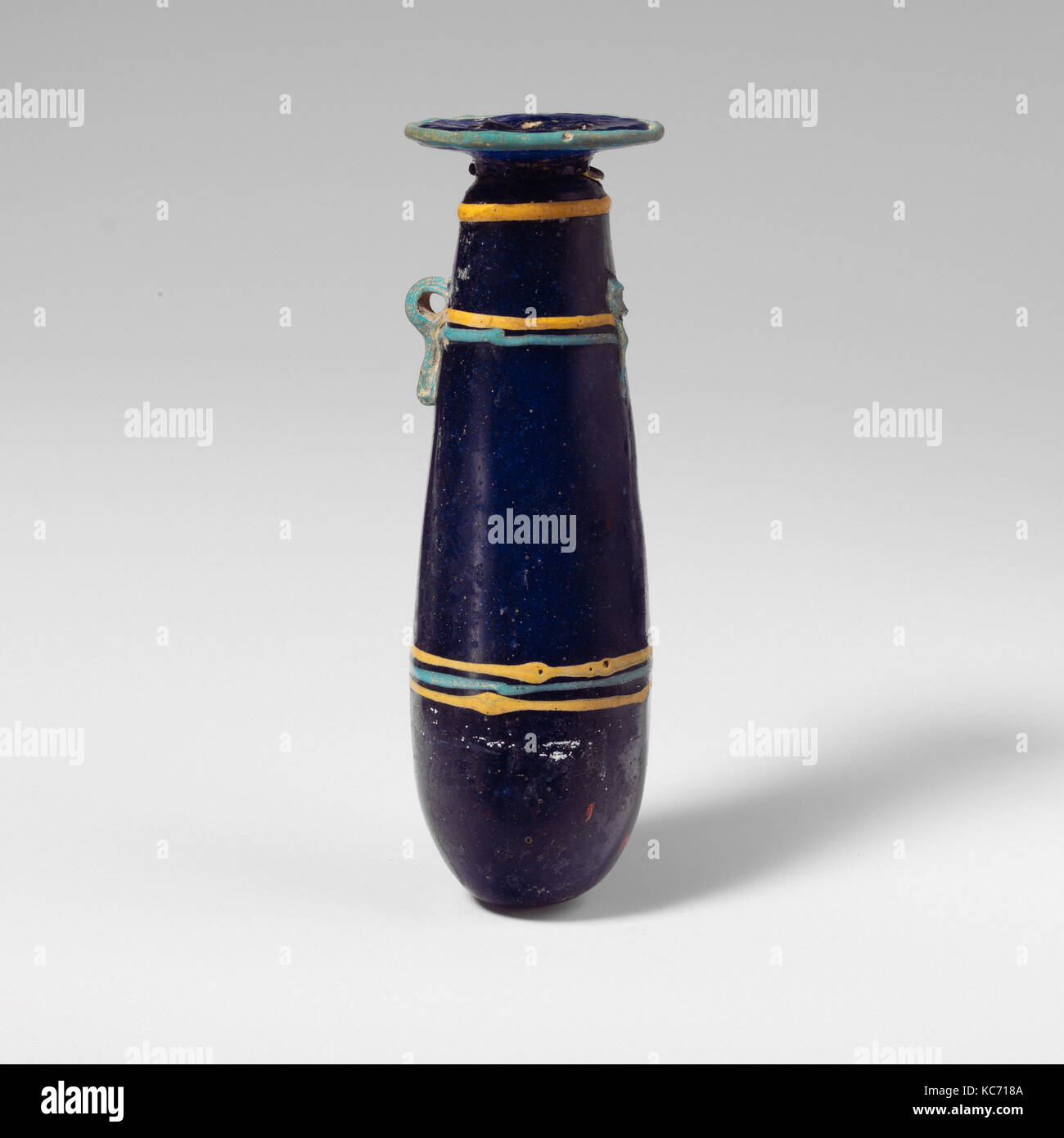 Glass alabastron (perfume bottle), late 6th–5th century B.C Stock Photo