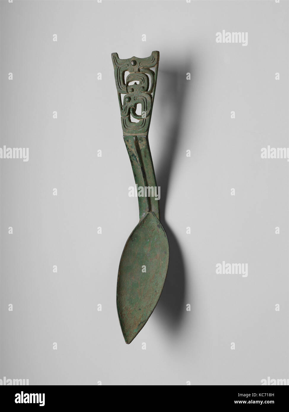 西周 青銅匕, Spoon (Bi), late 9th–early 8th century B.C Stock Photo