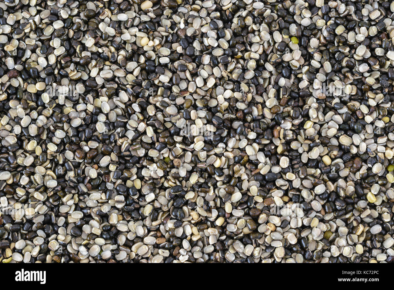 Split black lentil (urad dal) filled in as background Stock Photo - Alamy