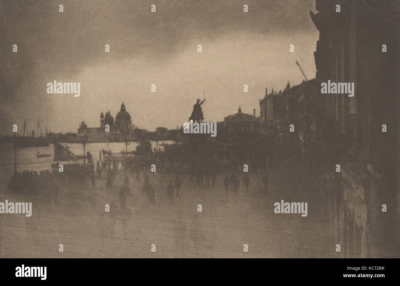 The Riva Schiavoni, Venice, James Craig Annan, 1894 Stock Photo