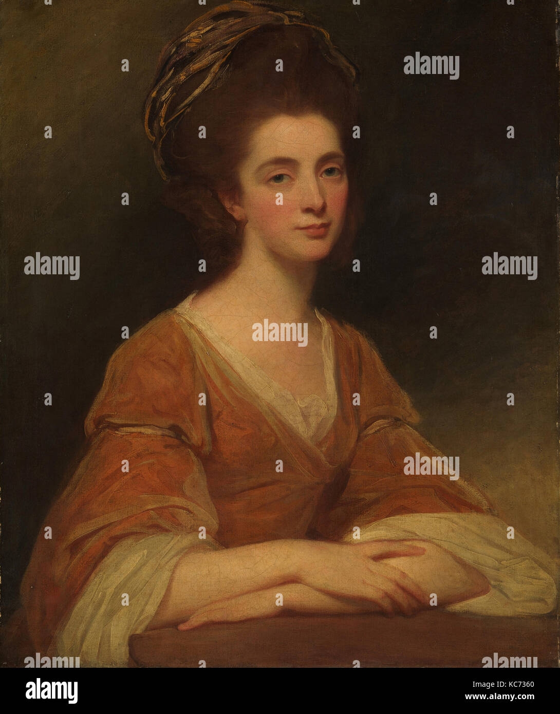 Mrs. Charles Frederick (Martha Rigden, died 1794), George Romney Stock Photo