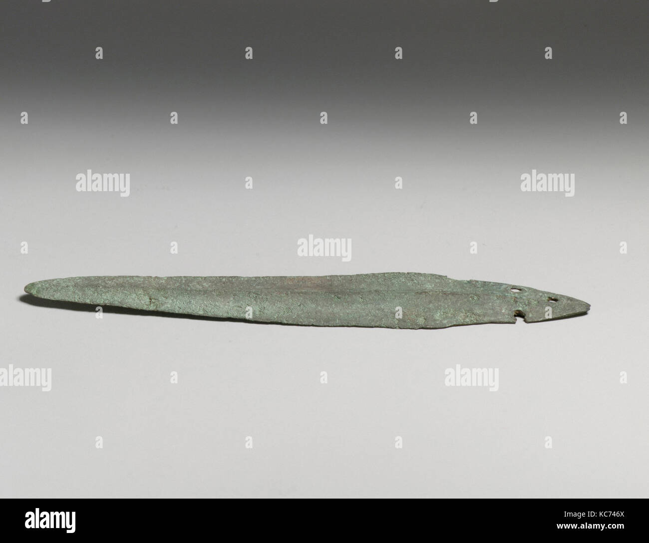 Copper alloy dagger blade, Early or Middle Bronze Age, ca. 22001800 B