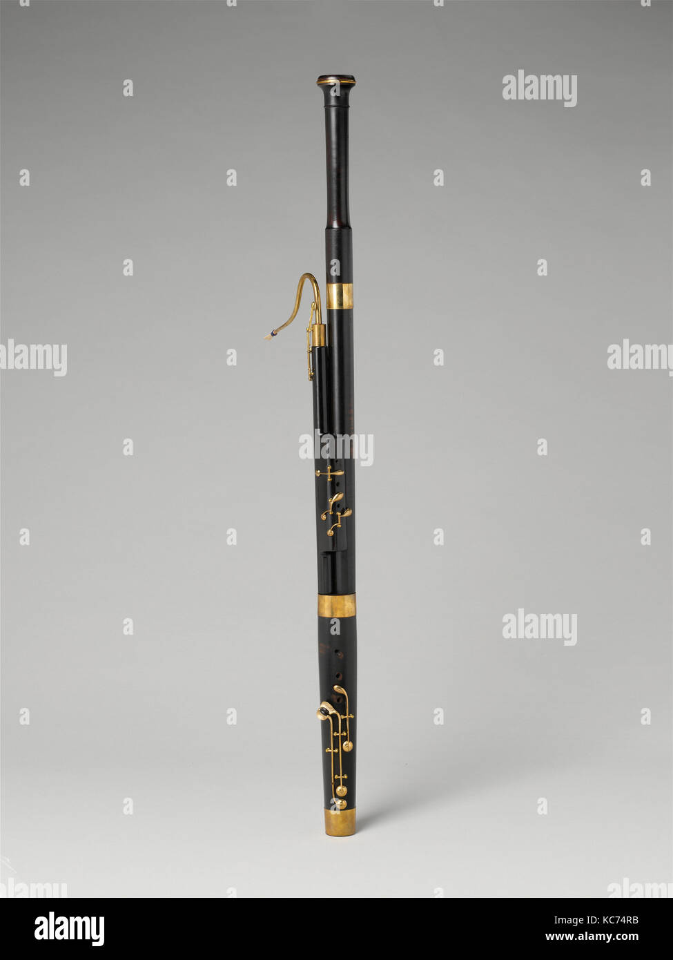 Bassoon, 1870, Paris, France, French, Maple, grenadilla, brass with
