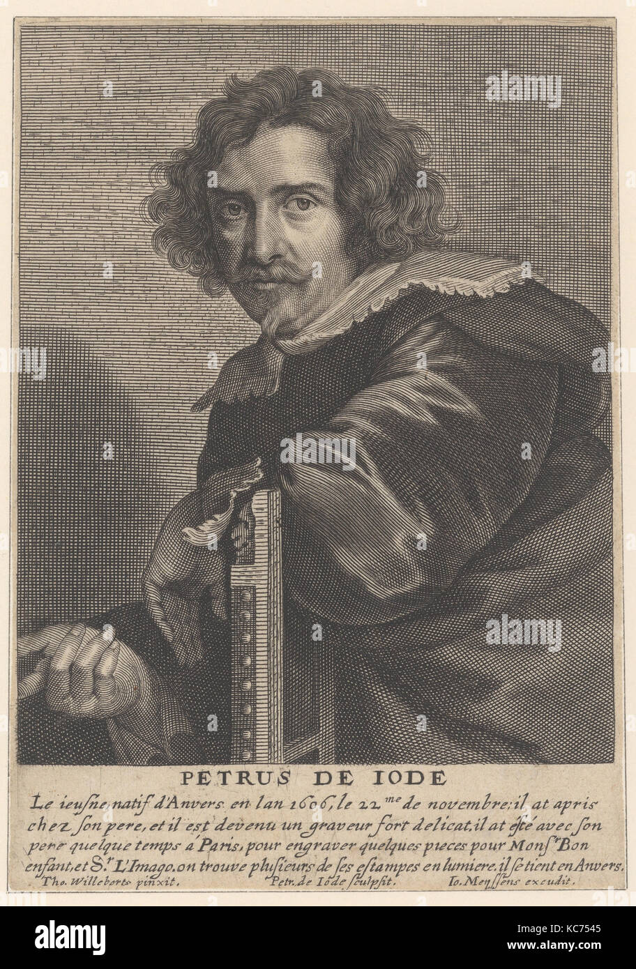 Portrait of Pieter de Jode the Younger, Pieter de Jode II, 1606–74 ...