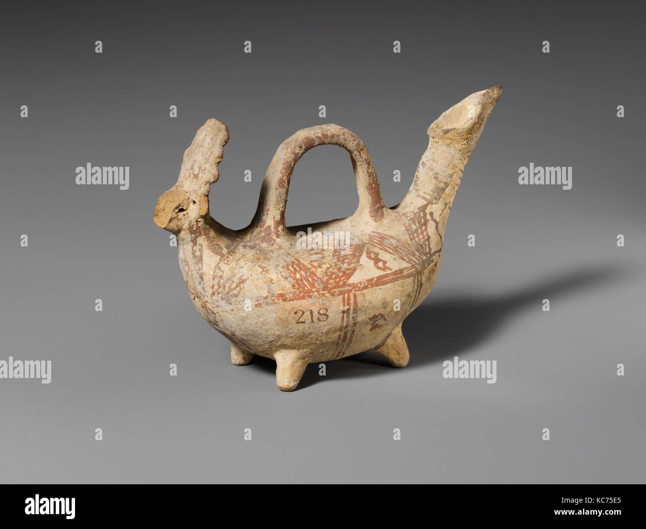 Terracotta zoomorphic askos (vessel), 19001600 B.C Stock Photo Alamy