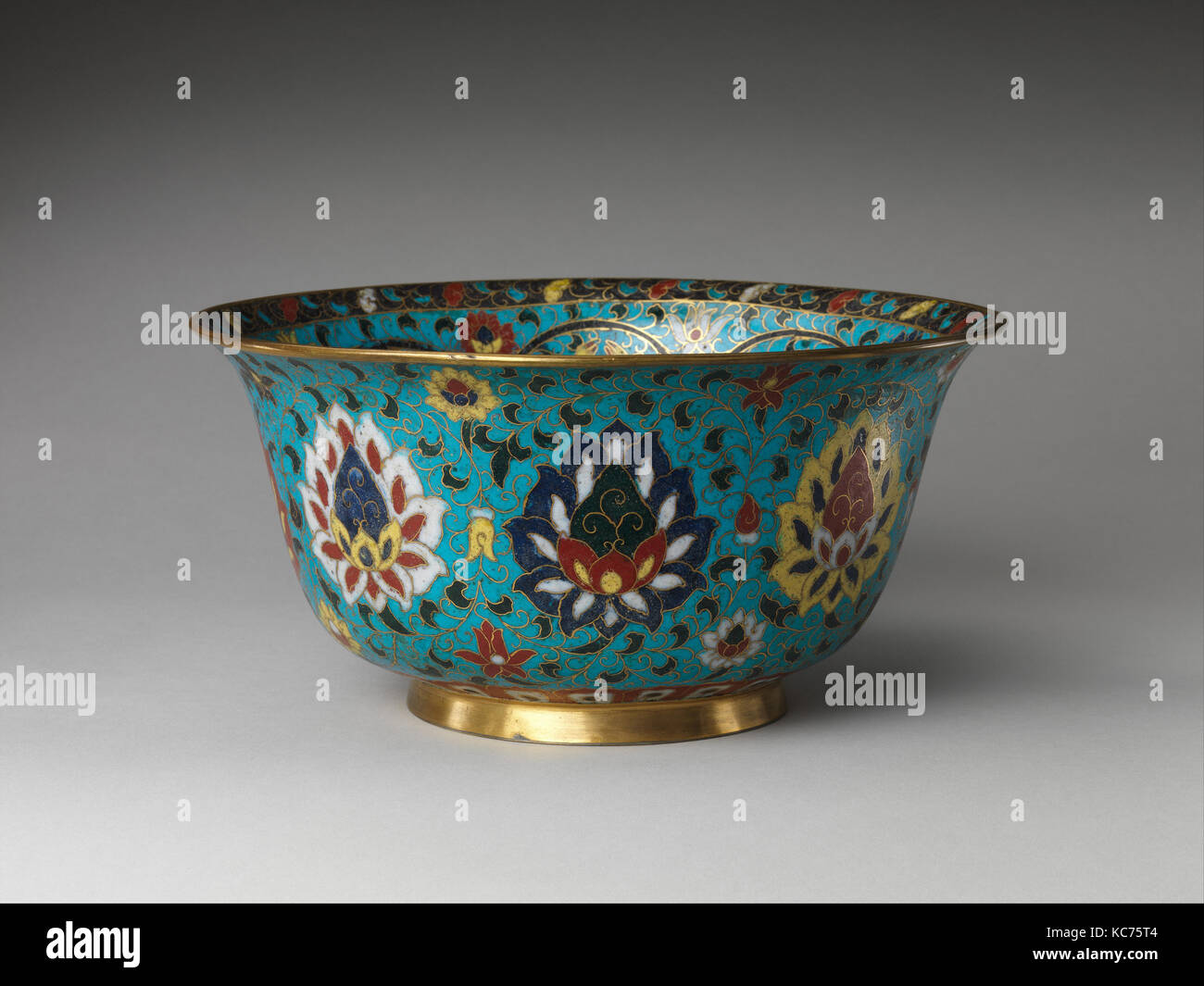 Bowl with the Eight Buddhist Treasures, 16th century Stock Photo Alamy
