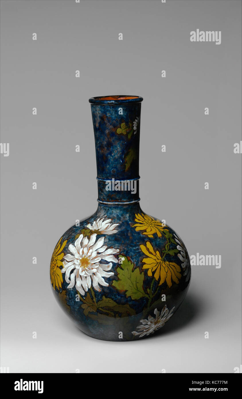 Vase, 1880, Made in New York, New York, United States, American, Red