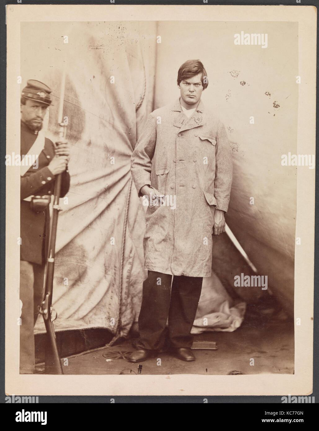 Lewis Powell alias Lewis Payne, Alexander Gardner, April 27, 1865 Stock Photo