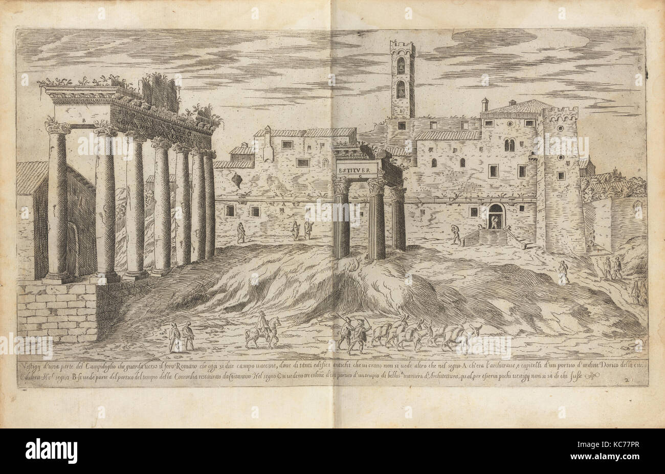 Antiquarum Statuorum urbis Romae. . .Icones (Rome: Lorenzo Vaccari, 1584), 1575, 1584, 1600 Stock Photo