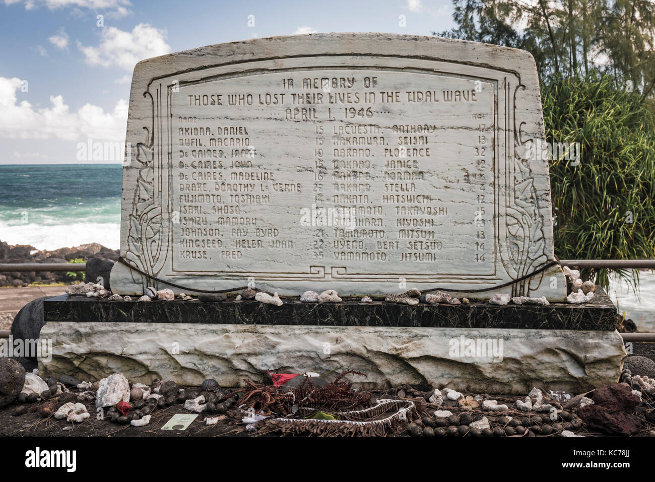 Hawaii tsunami memorial