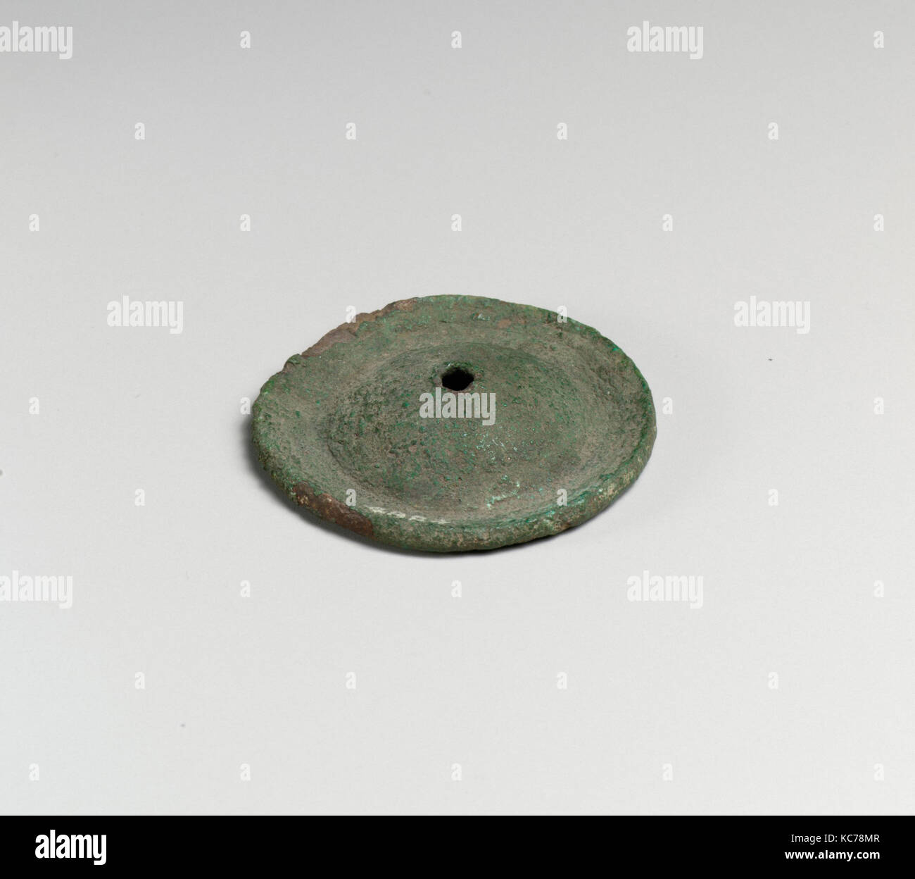 Cymbal, Bronze, Diam.: 2 in. (5.1 cm), Bronzes Stock Photo