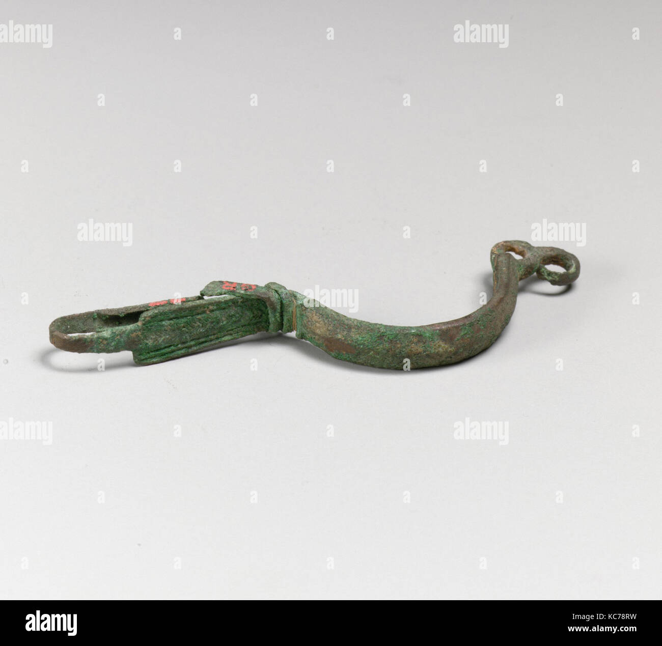 Fibula, Bronze, Other: 2 13/16 in. (7.1 cm), Bronzes Stock Photo