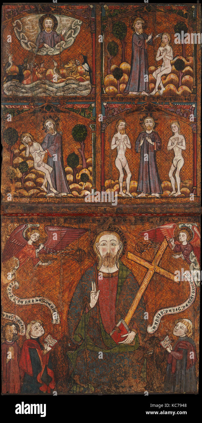 Scenes from the Life of Saint Andrew, late 14th century Stock Photo