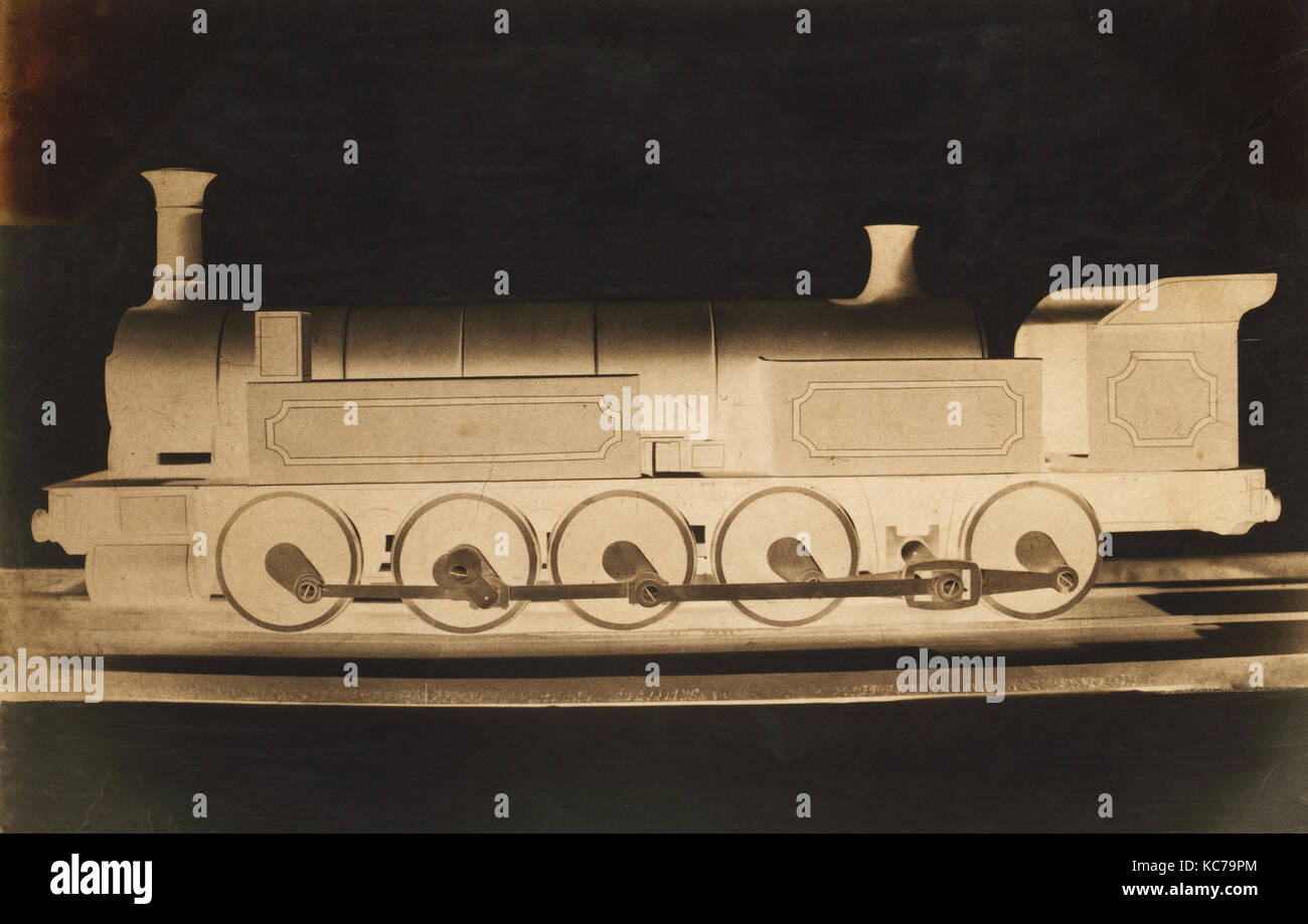 Model of a P.L.M. Locomotive, Dominique Roman, ca. 1855 Stock Photo