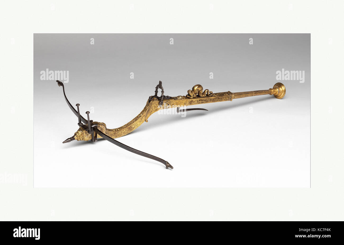 Small Pellet Crossbow in the 16th-Century Style, ca. 1850–90 Stock Photo