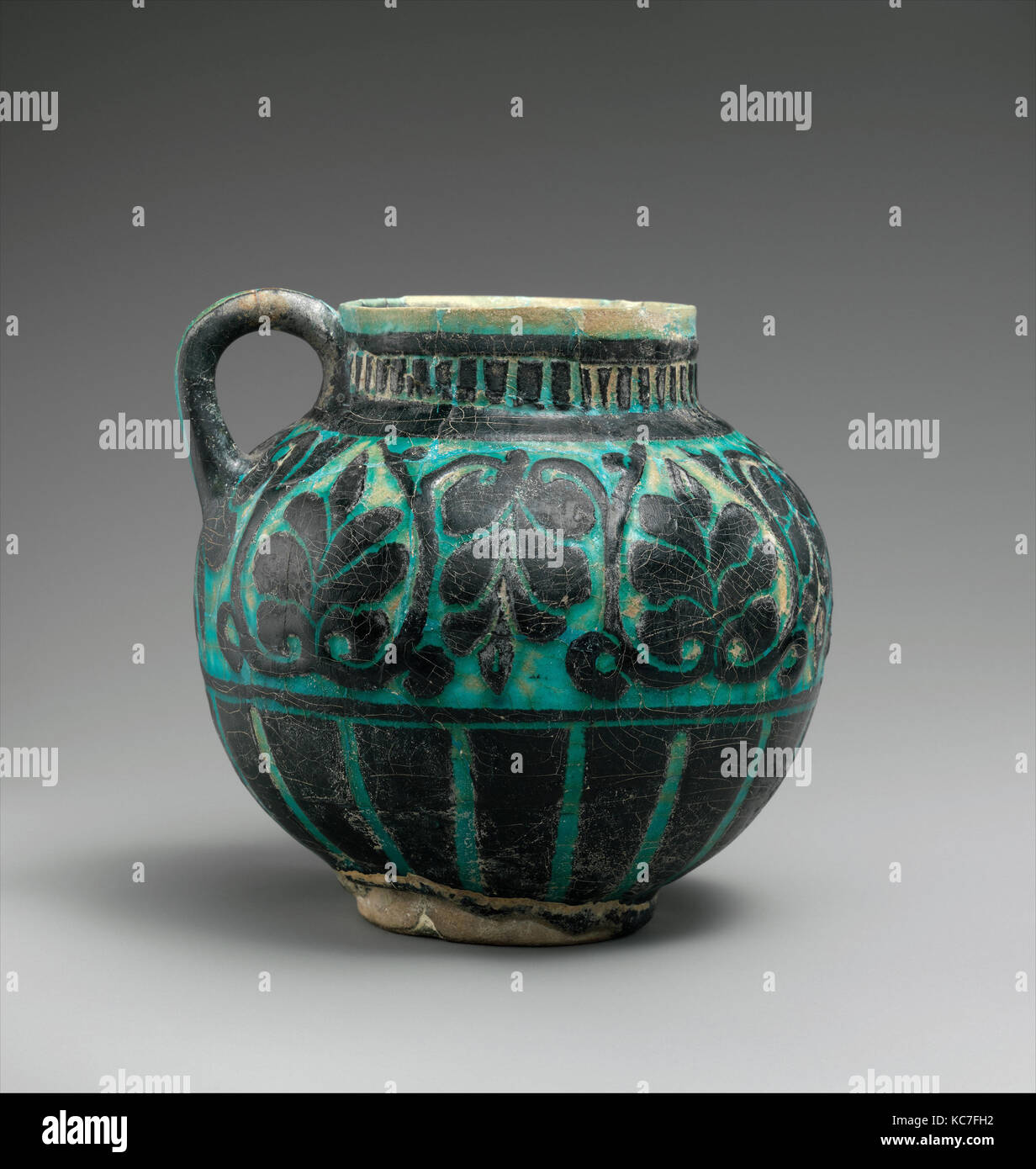 Cup with Floral Decoration, second half 12th–13th century Stock Photo