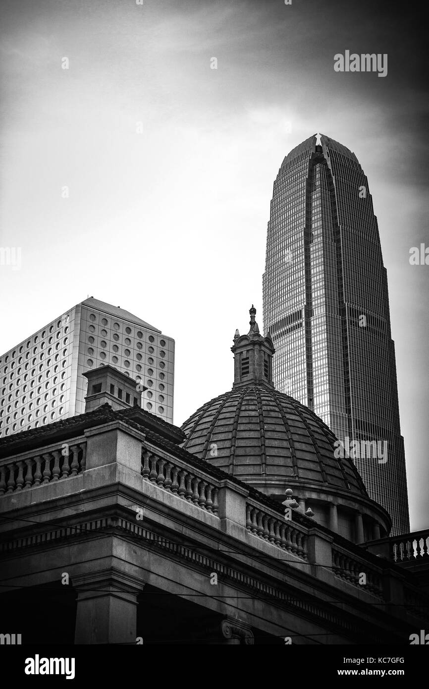 Detail of modern skyscraper Black and White Stock Photos & Images - Alamy