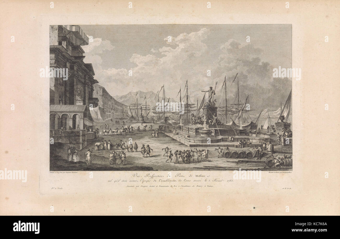 Voyages Pittoresque ou, Description des royaumes de Naples et de Sicile, 1781–86 Stock Photo
