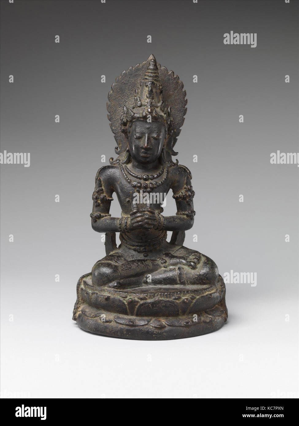 Seated Esoteric Buddhist Deity, ca. second half of the 11th–century Stock Photo