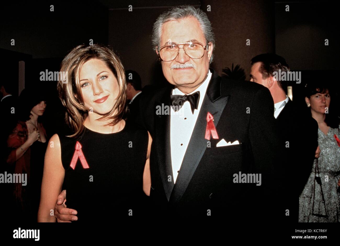Jennifer Aniston and her father, John Aniston