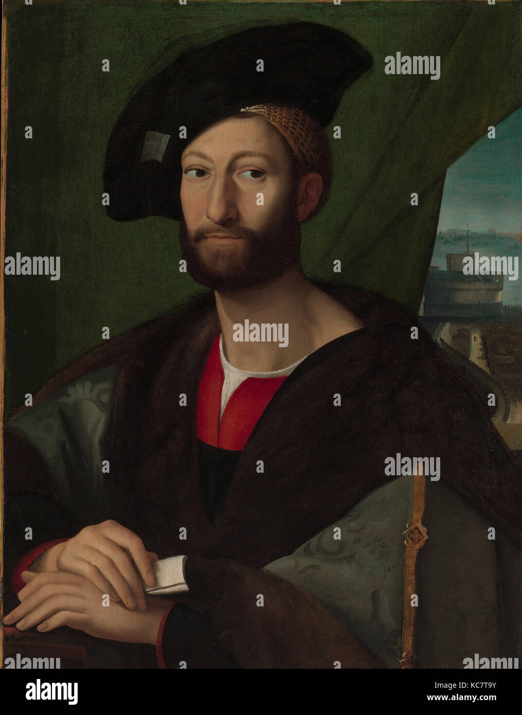 Giuliano de' Medici (1479–1516), Duke of Nemours, Copy after Raphael Stock Photo