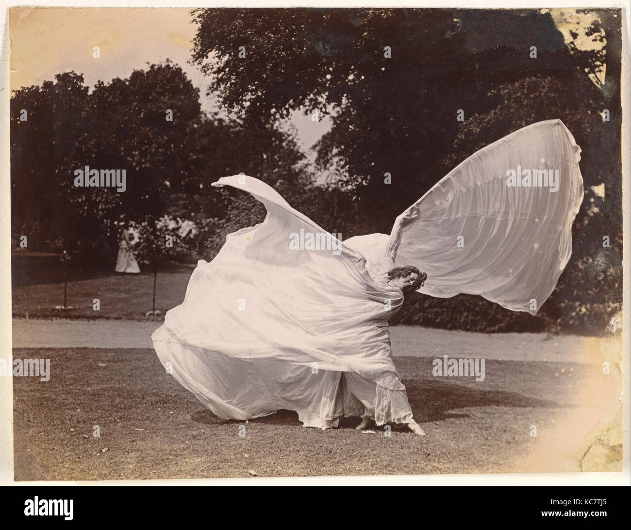 Loie Fuller Dancing, Samuel Joshua Beckett, ca. 1900 Stock Photo
