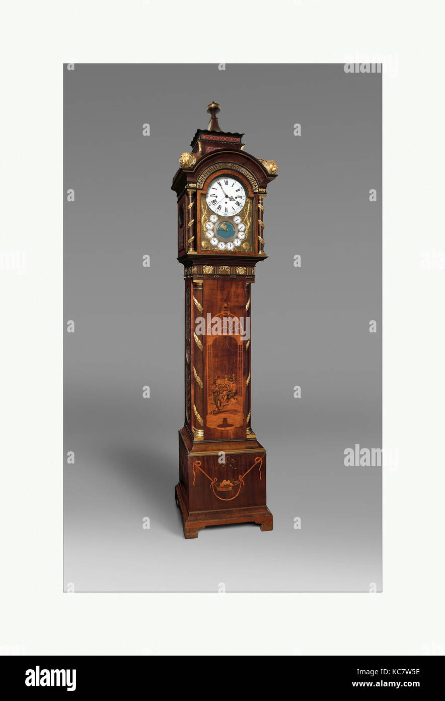 Longcase clock, Clockmaker: Hermann Achenbach, ca. 1774–75 Stock Photo