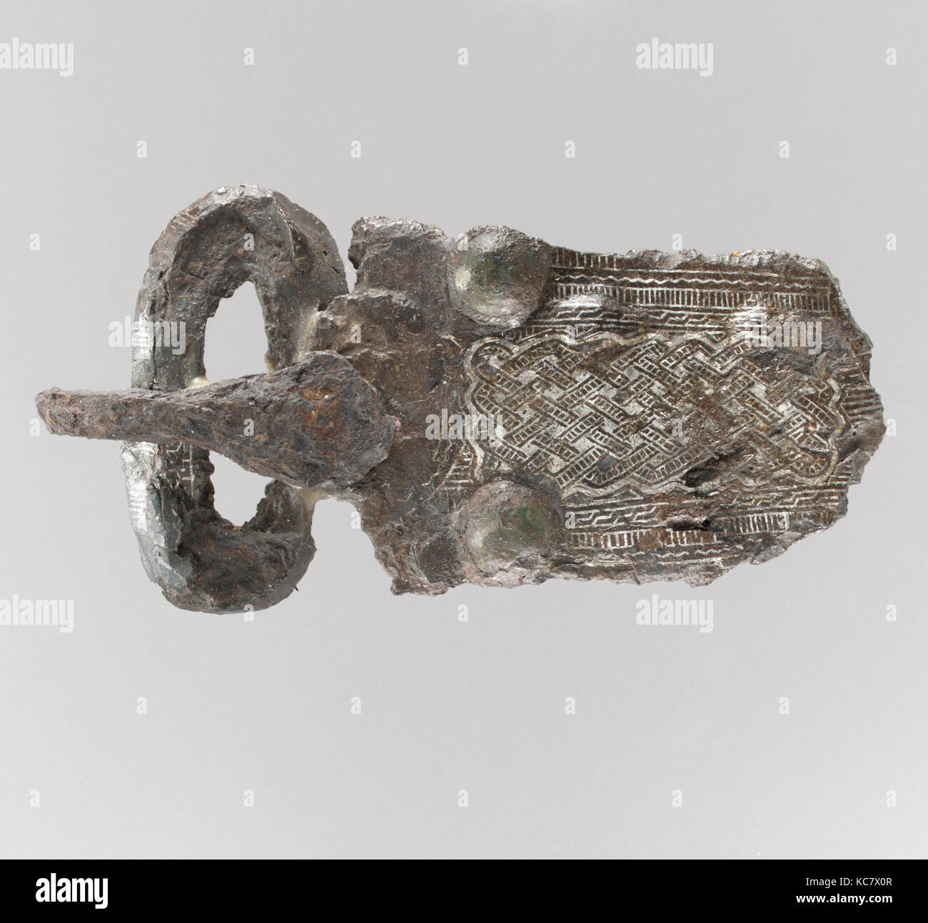 Belt Buckle Attachment Plate Fragment, 4th7th century Stock Photo Alamy