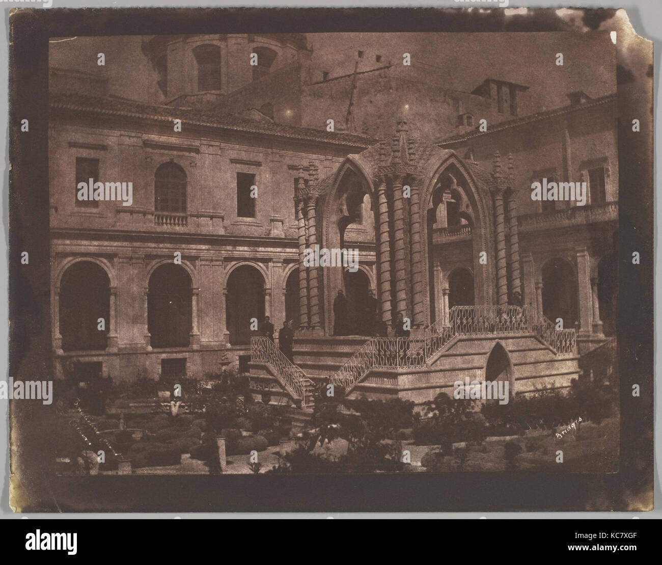 Benedictine Convent, Catania, George Wilson Bridges, 1846 Stock Photo