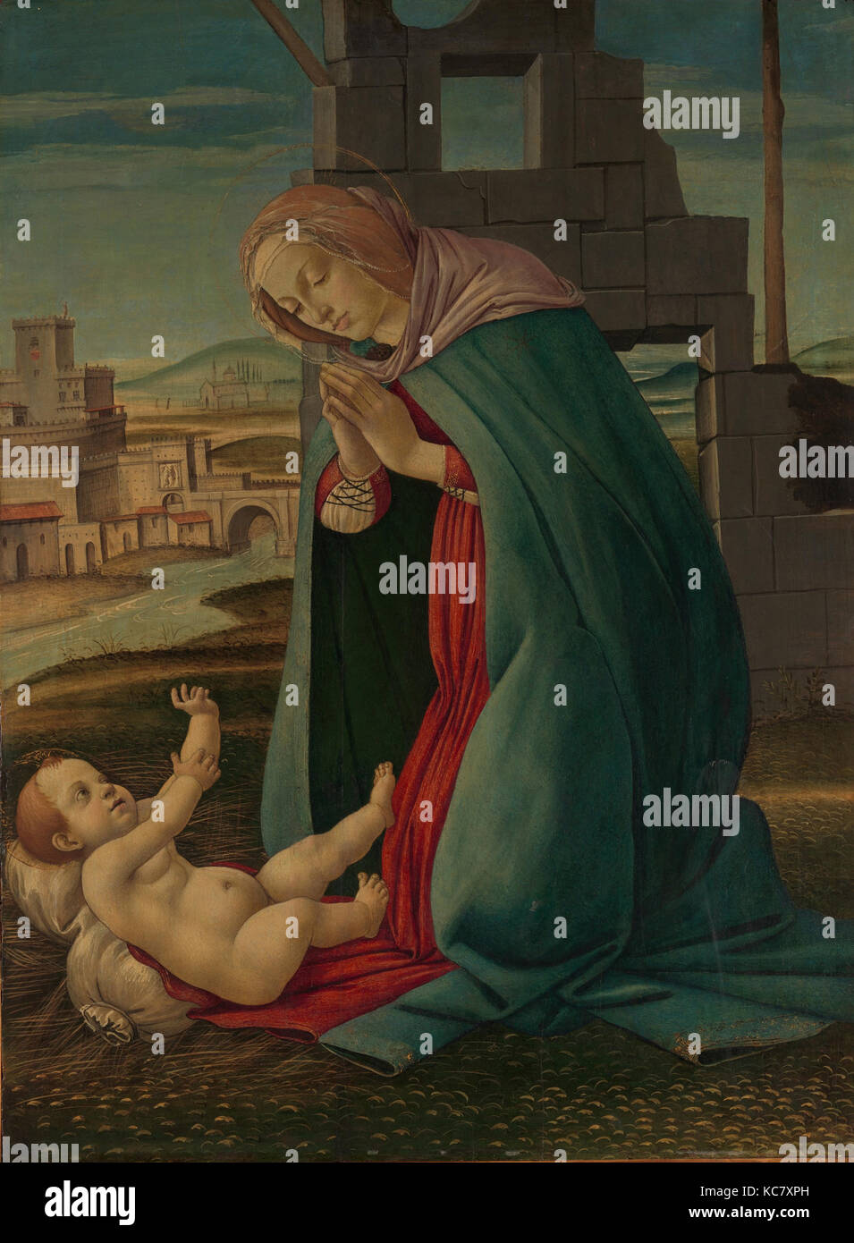 The Nativity, Workshop of Botticelli, late 15th century Stock Photo