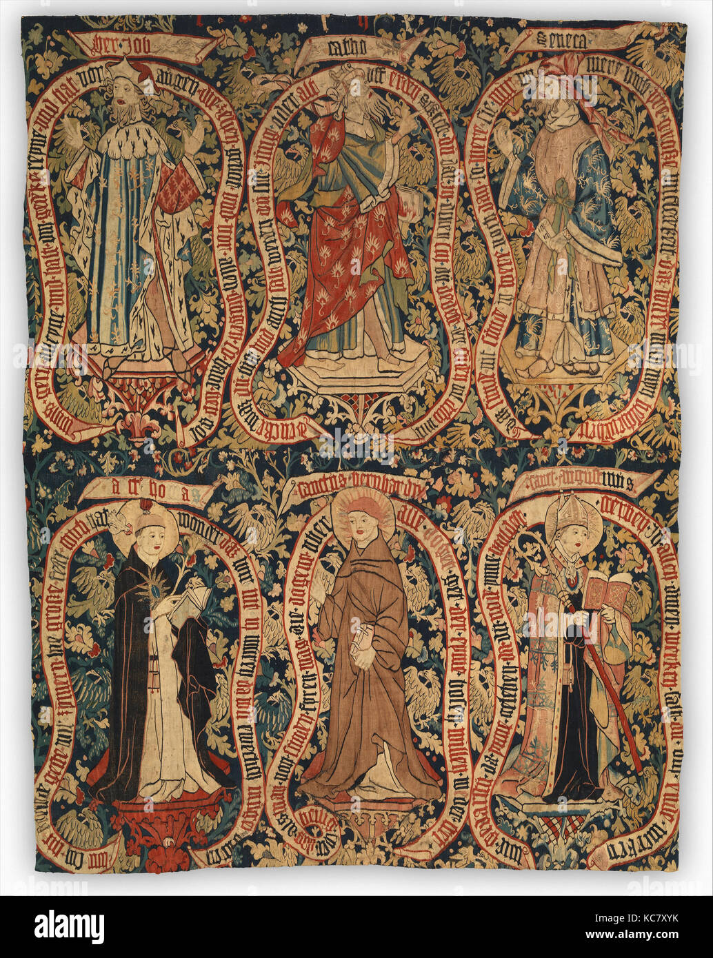 Allegorical Tapestry with Sages of the Past, ca. 1480–1500 Stock Photo