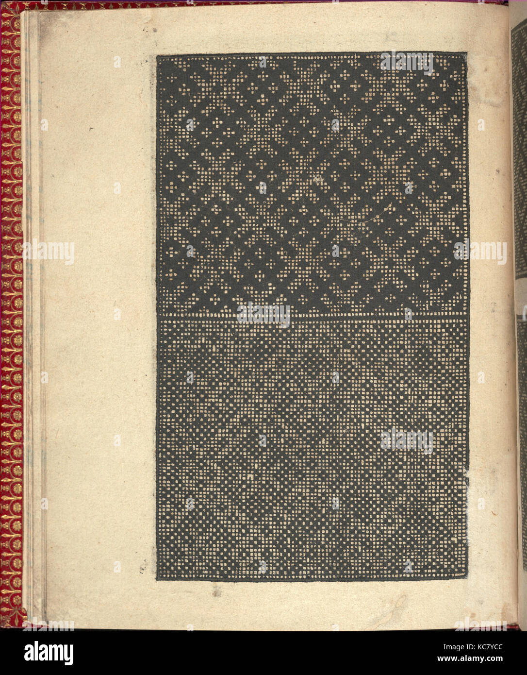 Ce est ung tractat de la noble art de leguille ascavoir ouvraiges de spaigne... page 5 (verso), after 1527 Stock Photo