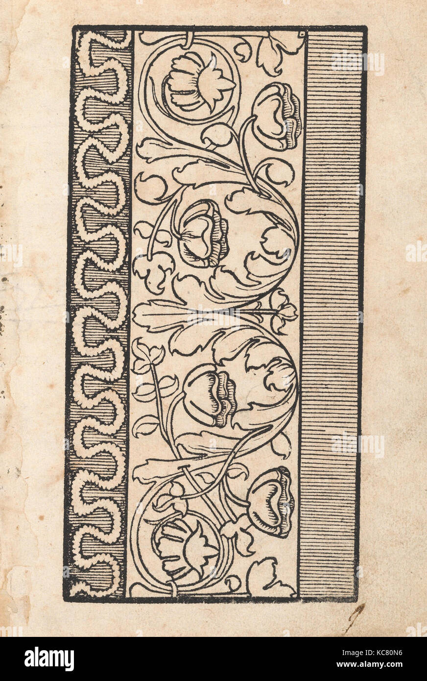 Ein new getruckt model Büchli...Page 24, recto, 1529 Stock Photo