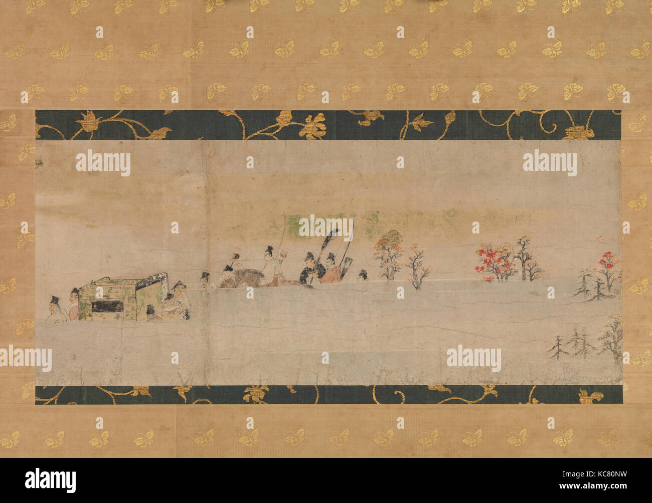 The Tale of Sumiyoshi (Sumiyoshi monogatari), late 13th century Stock Photo