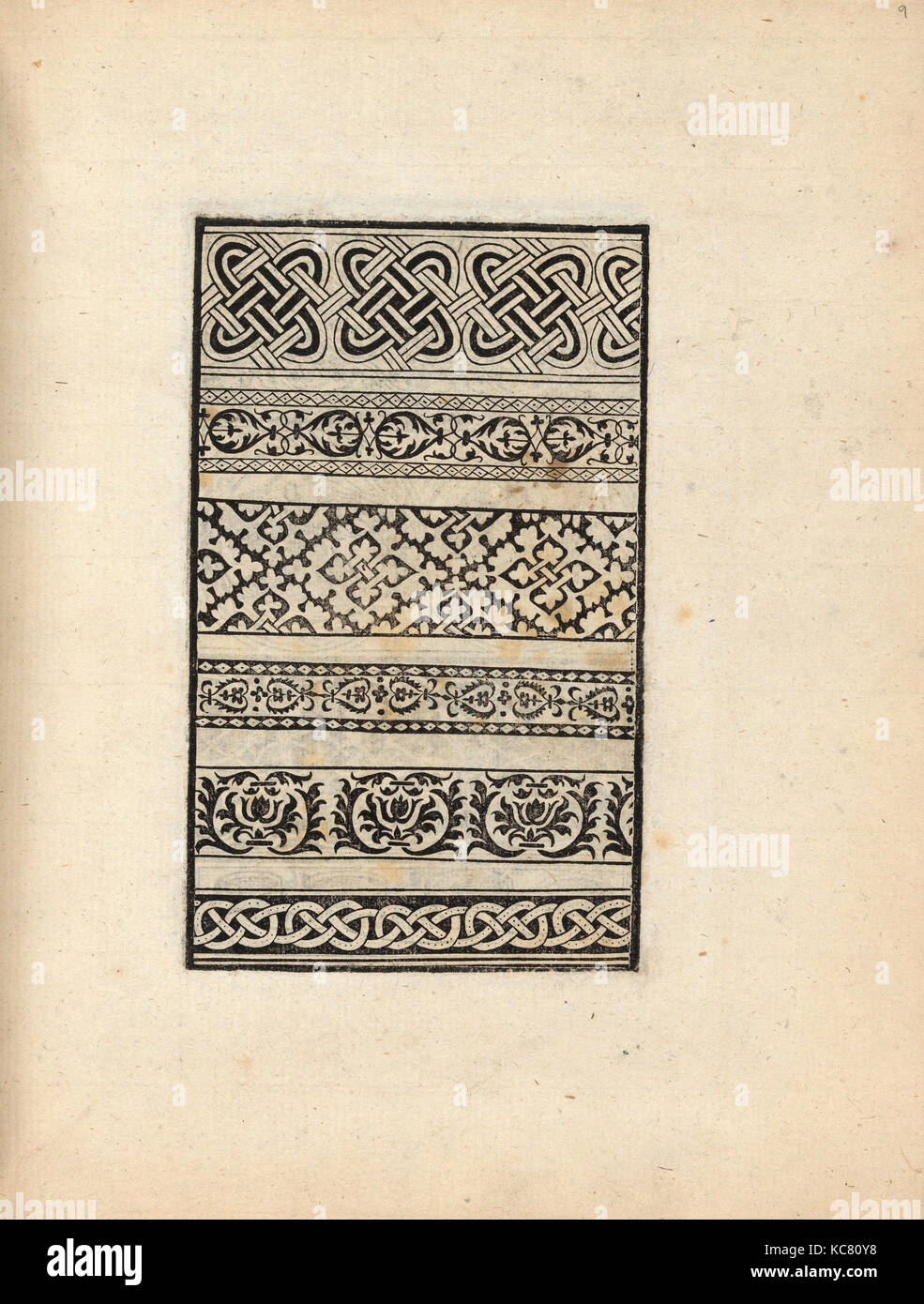 Trionfo Di Virtu. Libro Novo..., page 9 (recto), 1563 Stock Photo