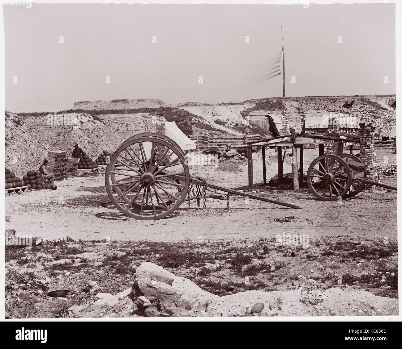 Fort Johnson, James Island, South Carolina, 186165 Stock Photo Alamy