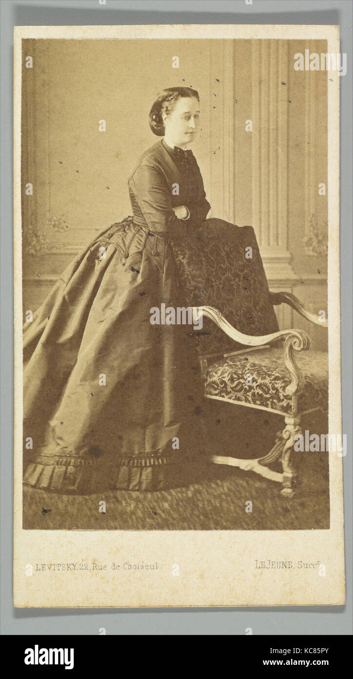 Empress Eugénie, Sergei Luvovich Levitsky, ca. 1864 Stock Photo