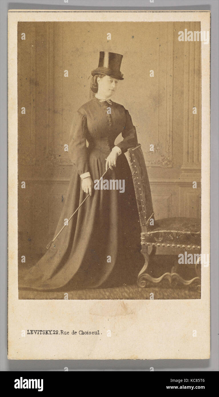 Empress Eugénie, Sergei Luvovich Levitsky, ca. 1864 Stock Photo