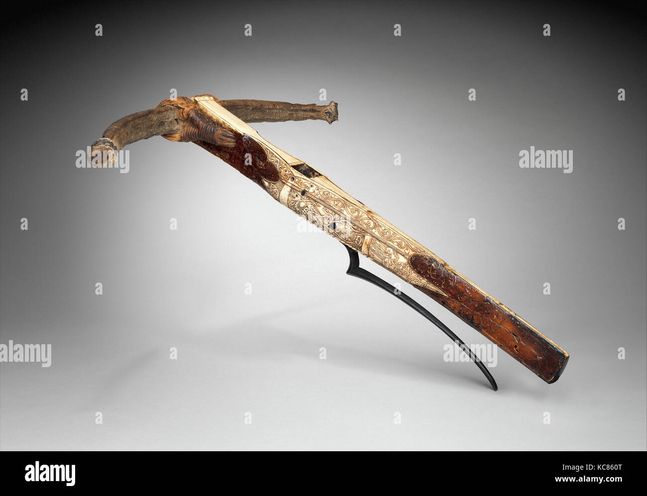 Crossbow of Matthias Corvinus, King of Hungary (reigned 1458–1490), dated 1489 Stock Photo