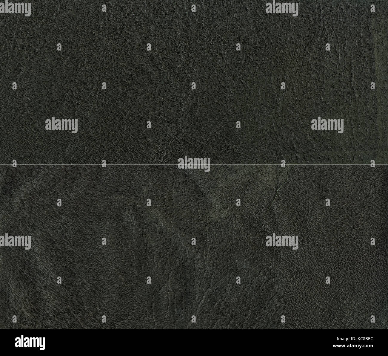 Set of two types of black leather texture Stock Photo Alamy