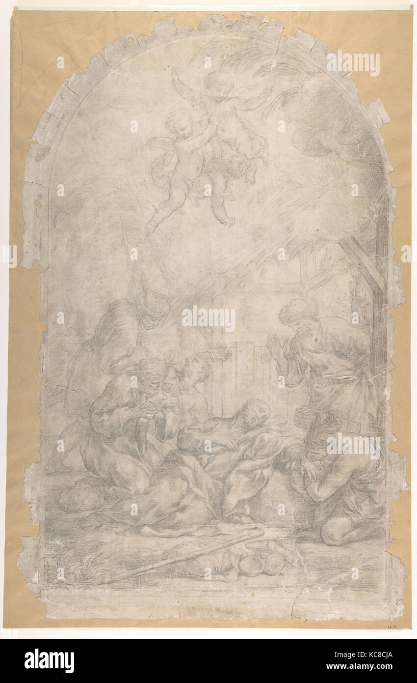 The Death of Saint Francis Xavier, Ciro Ferri, 1674–79 Stock Photo