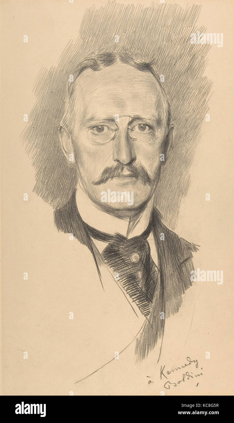 Portrait of Edward G. Kennedy (1849-1932), Giovanni Boldini, 1842–1931 Stock Photo