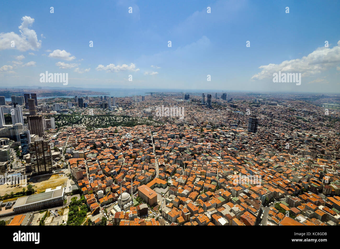 Istanbul business district (levant) Stock Photo
