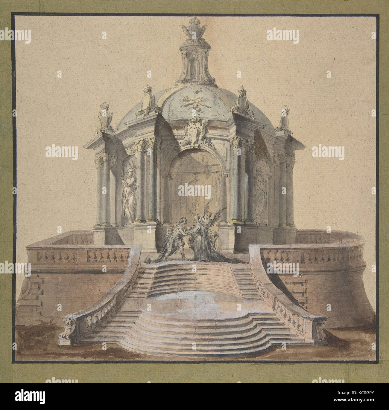 Design for Festival Architecture for an Entry into Paris for the King ...