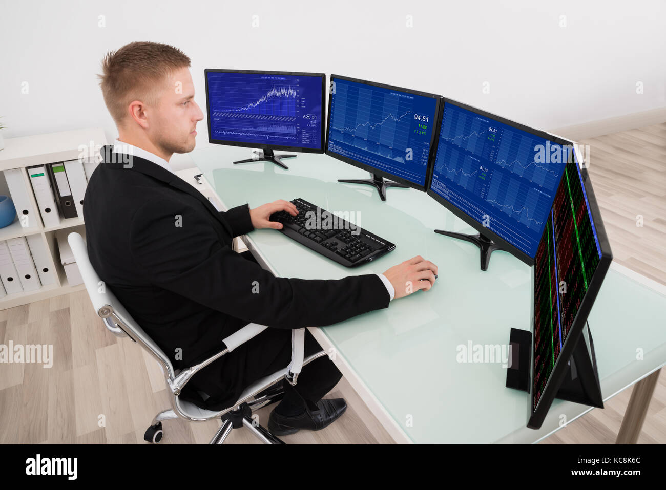 Page 21   Trading Desk Data Screen High Resolution Stock ...