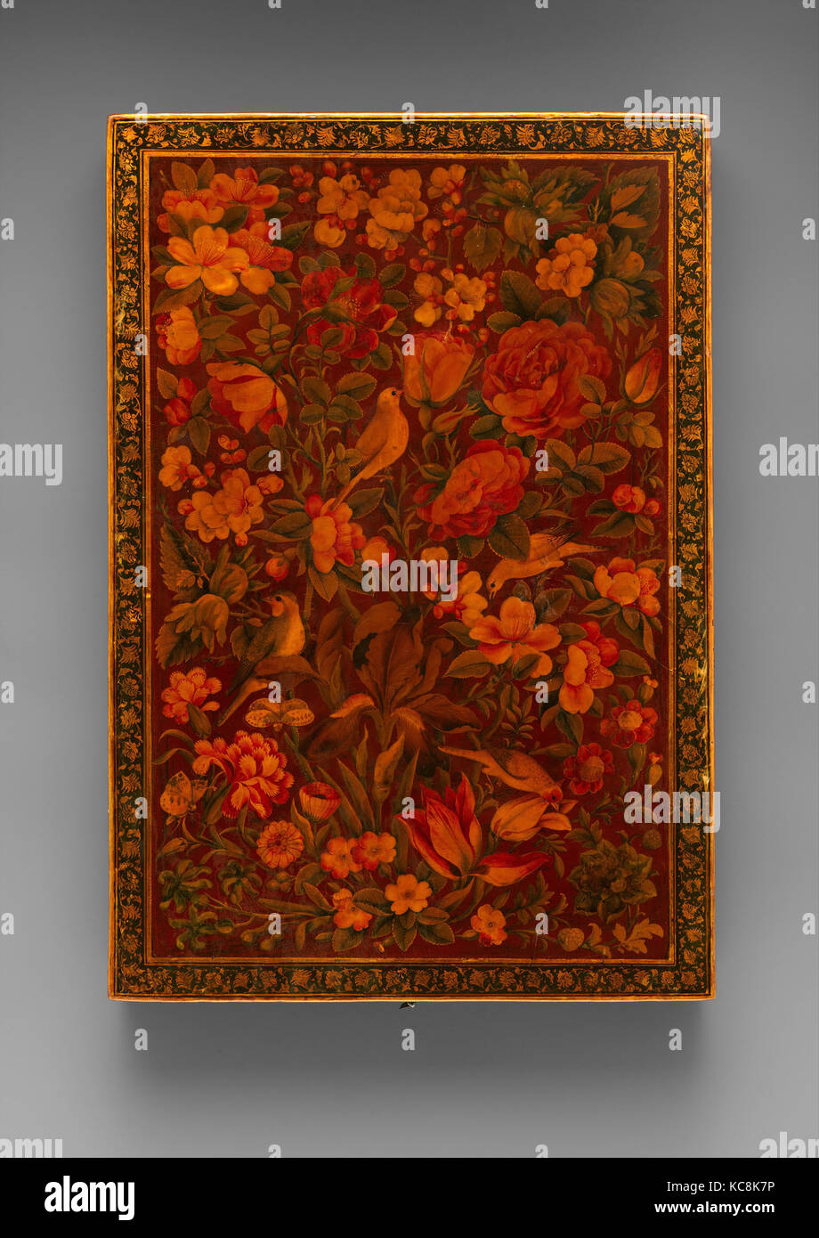 Vanity Box, A.H. 1204/A.D. 1789, Country of Origin Iran, Papiermaché