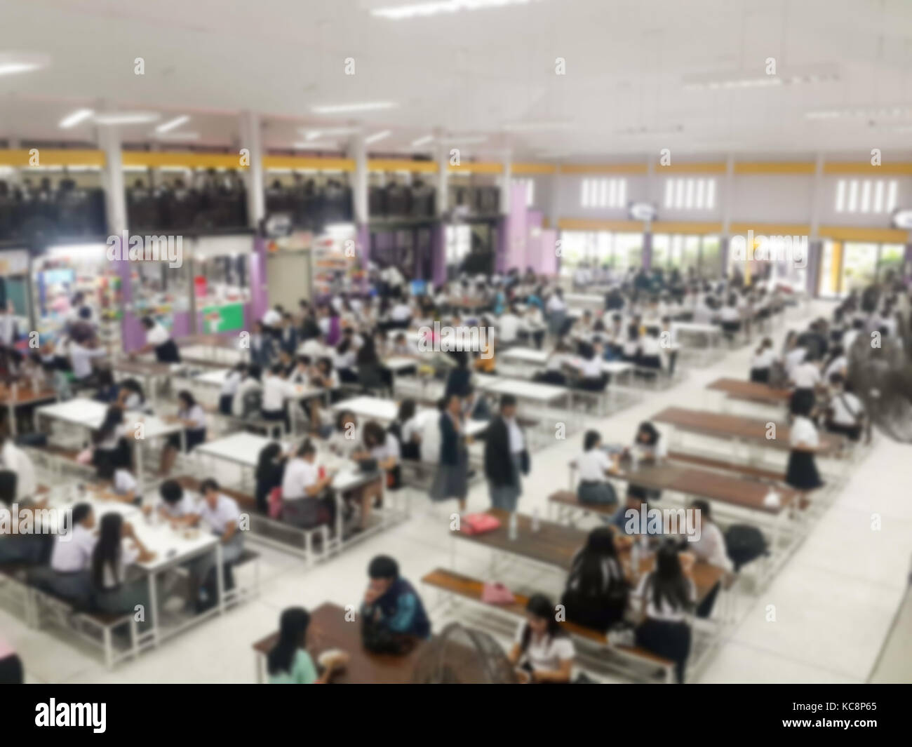 Blur image Canteen Dining Hall Room,