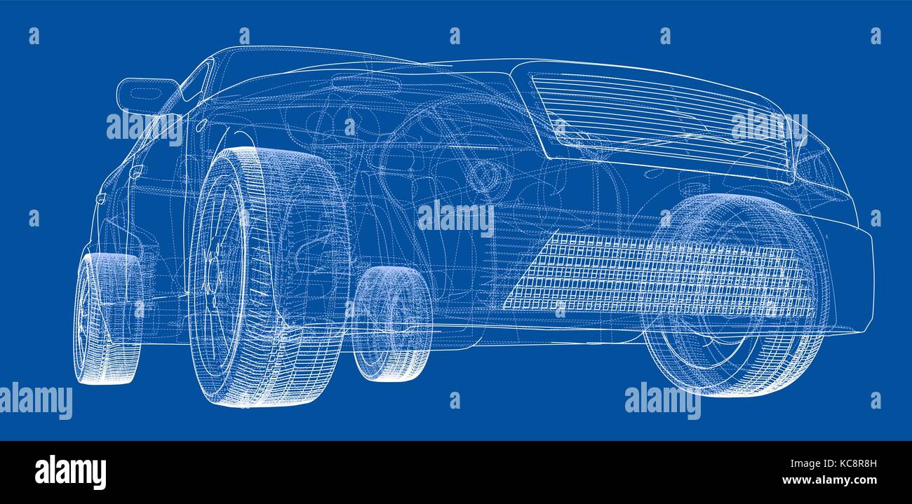 Concept car. Vector Stock Vector Image & Art - Alamy