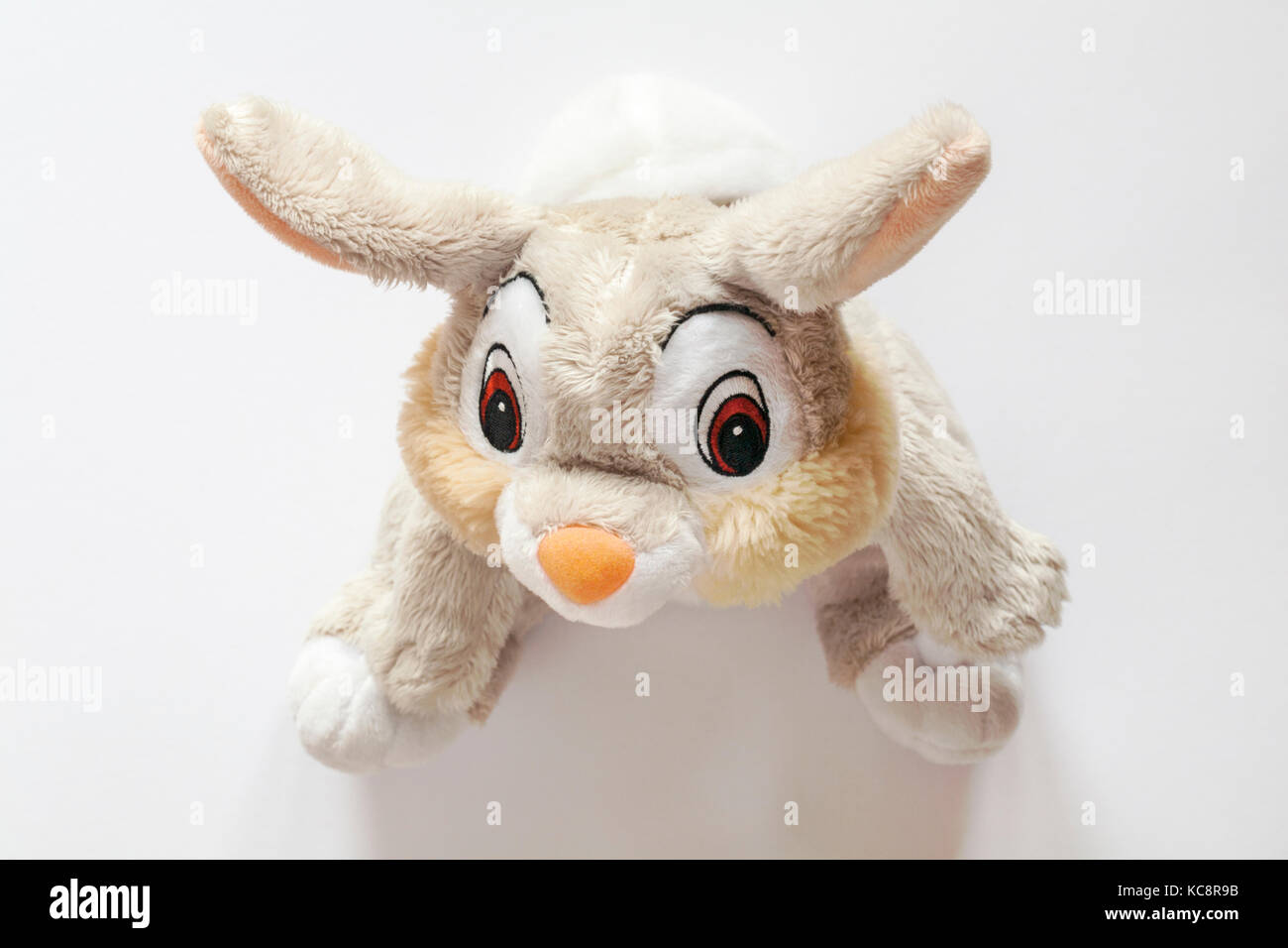 Disney Thumper rabbit soft cuddly toy isolated on white background Stock Photo