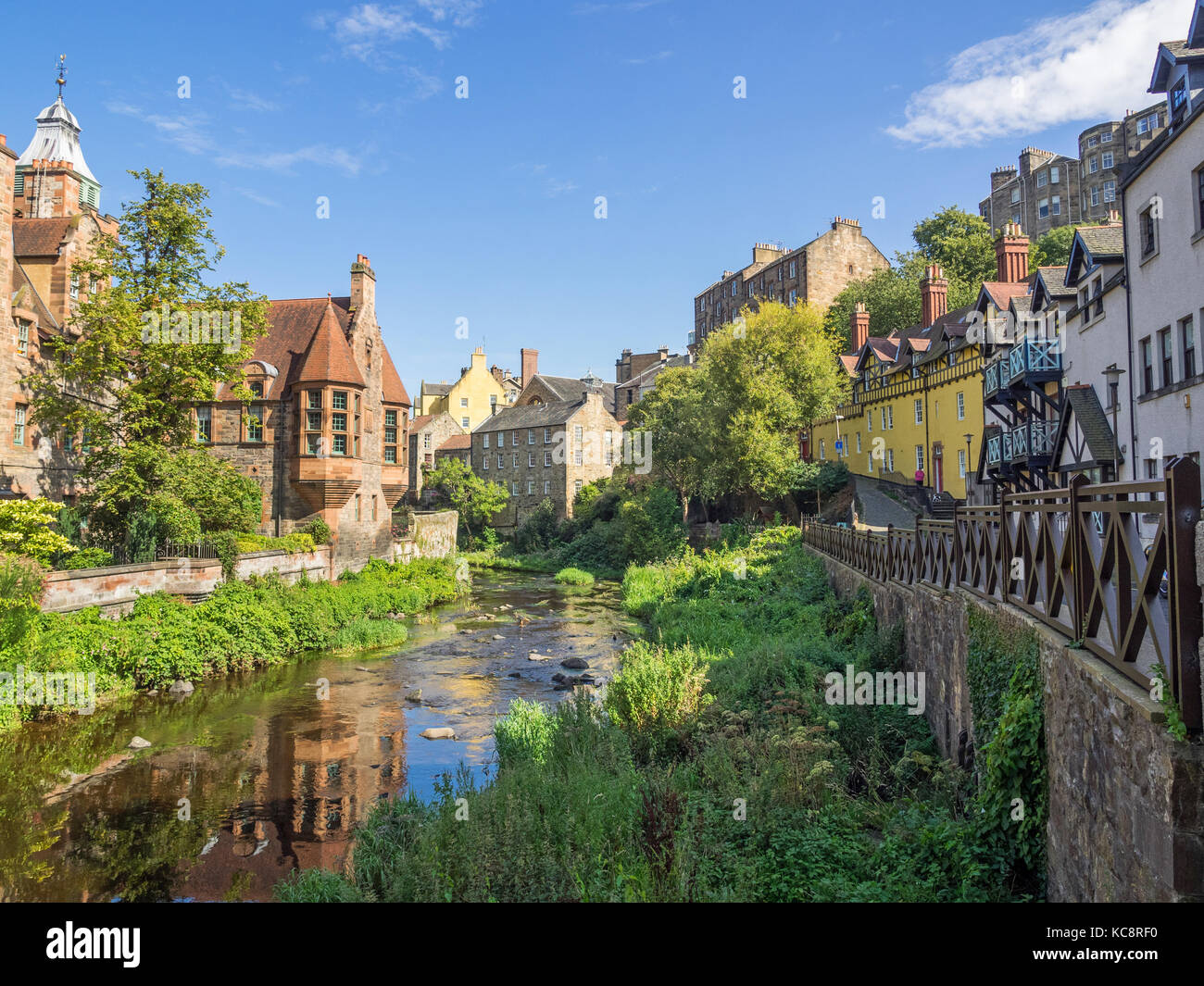 Dean Village Edinburgh Stock Photo Alamy
